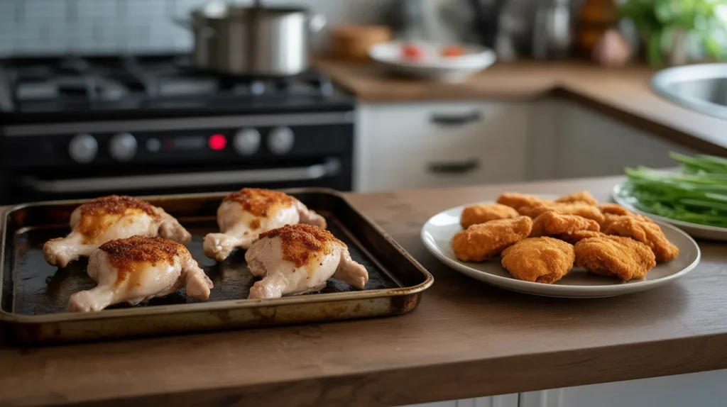 Fried Chicken vs Baked Chicken Nutrition Breakdown