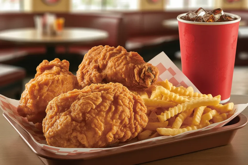 Crown Fried Chicken combo meal
