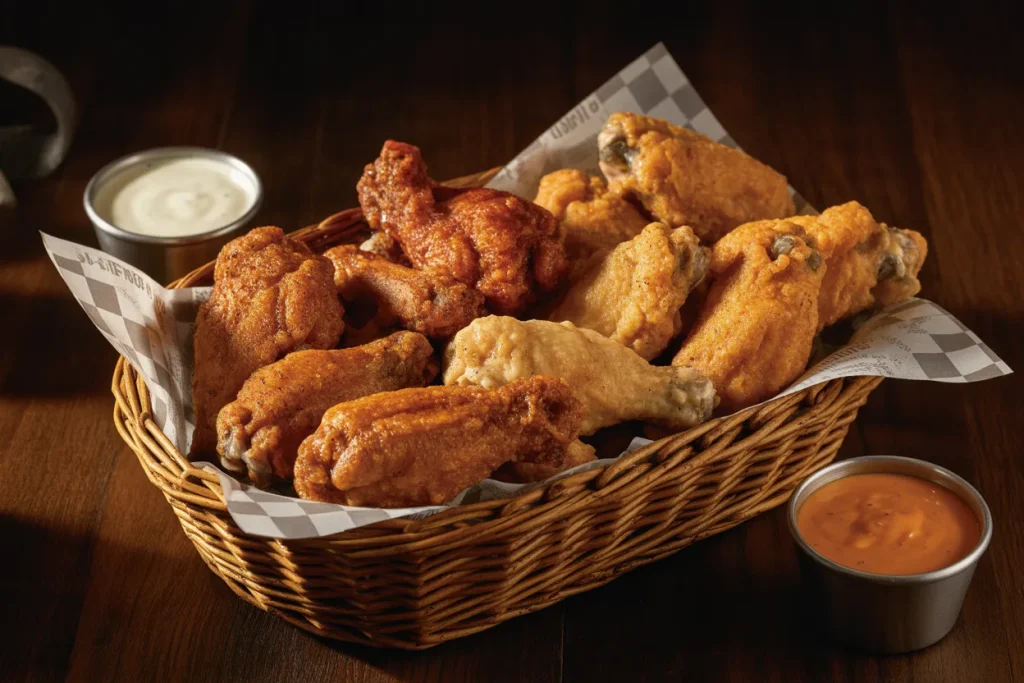 Crown Fried Chicken wings menu