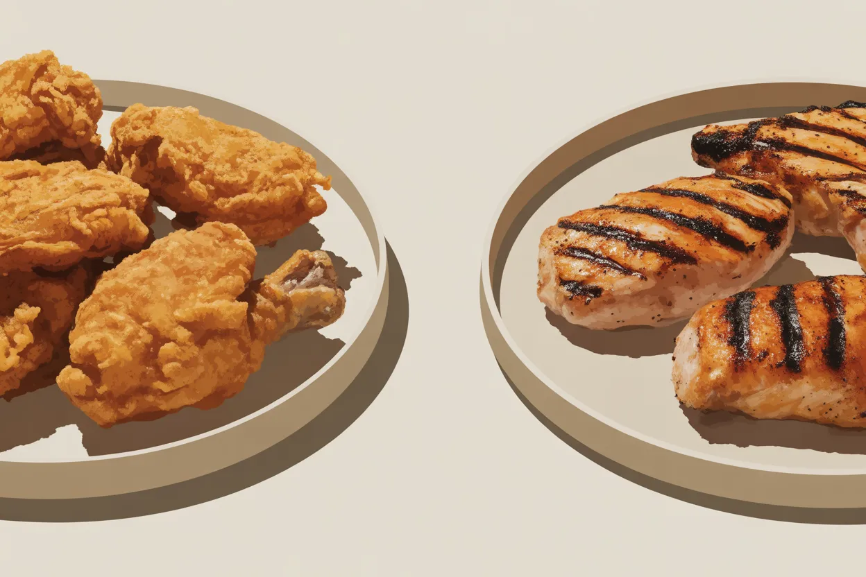 Fried Chicken vs Grilled Chicken