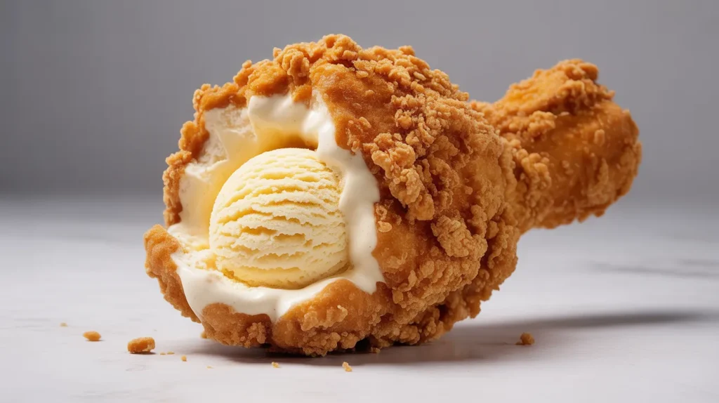 Fried Chicken Ice Cream
