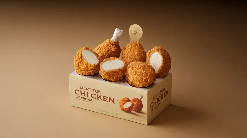 fried chicken ice cream-limited edition