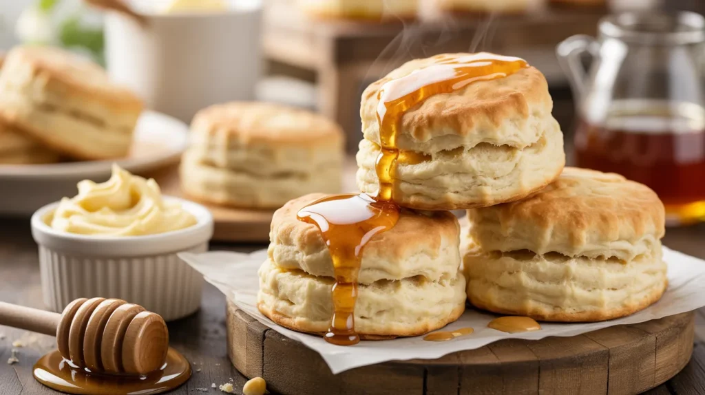 Honey-butter biscuits