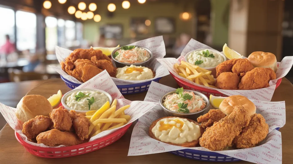 Multi-piece chicken combo meals